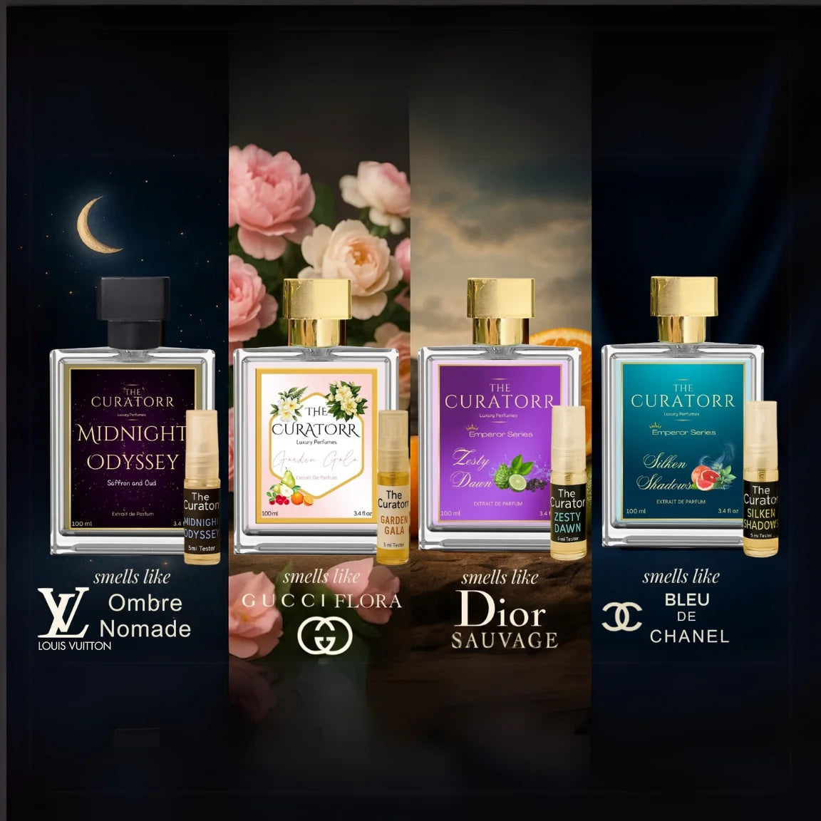 The Prime 4, 20ML(pack of 4, 5ML Testers)