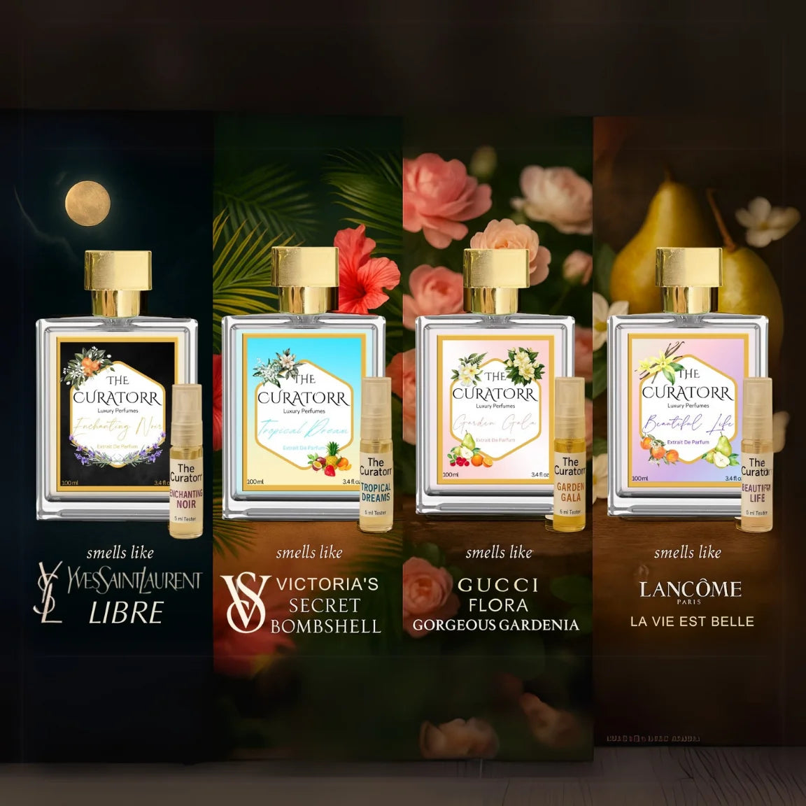 The Signature 4-Women's, 20ML(pack of 4, 5ML Testers)