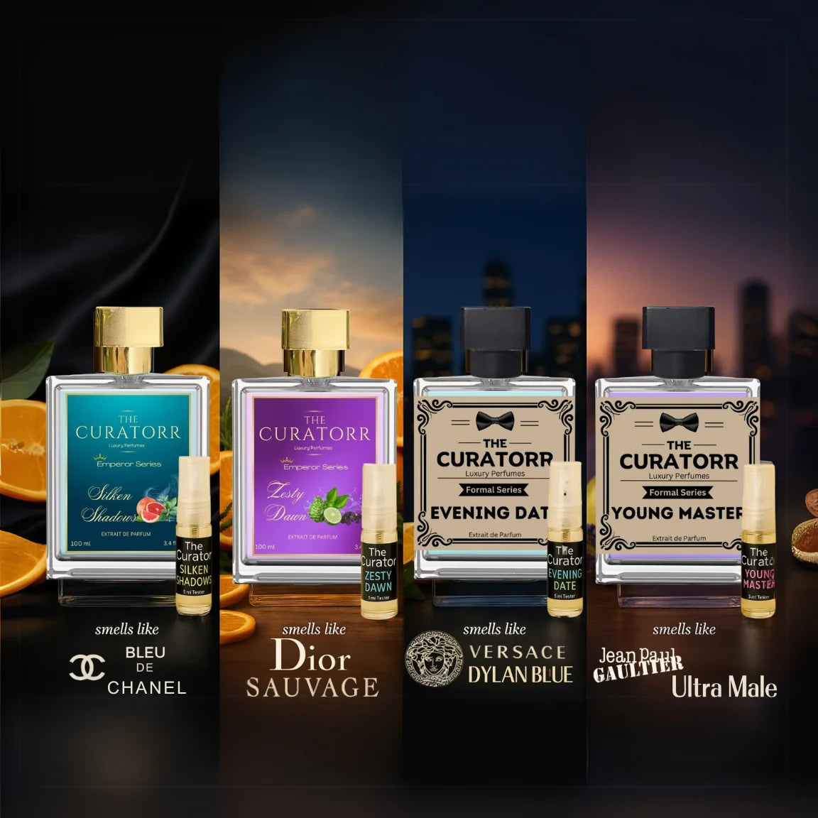 The Signature 4-Men's, 20ML(pack of 4, 5ML Testers)